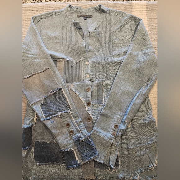 Elliott Lauren Denim Patchwork Shirt - Picture 5 of 16